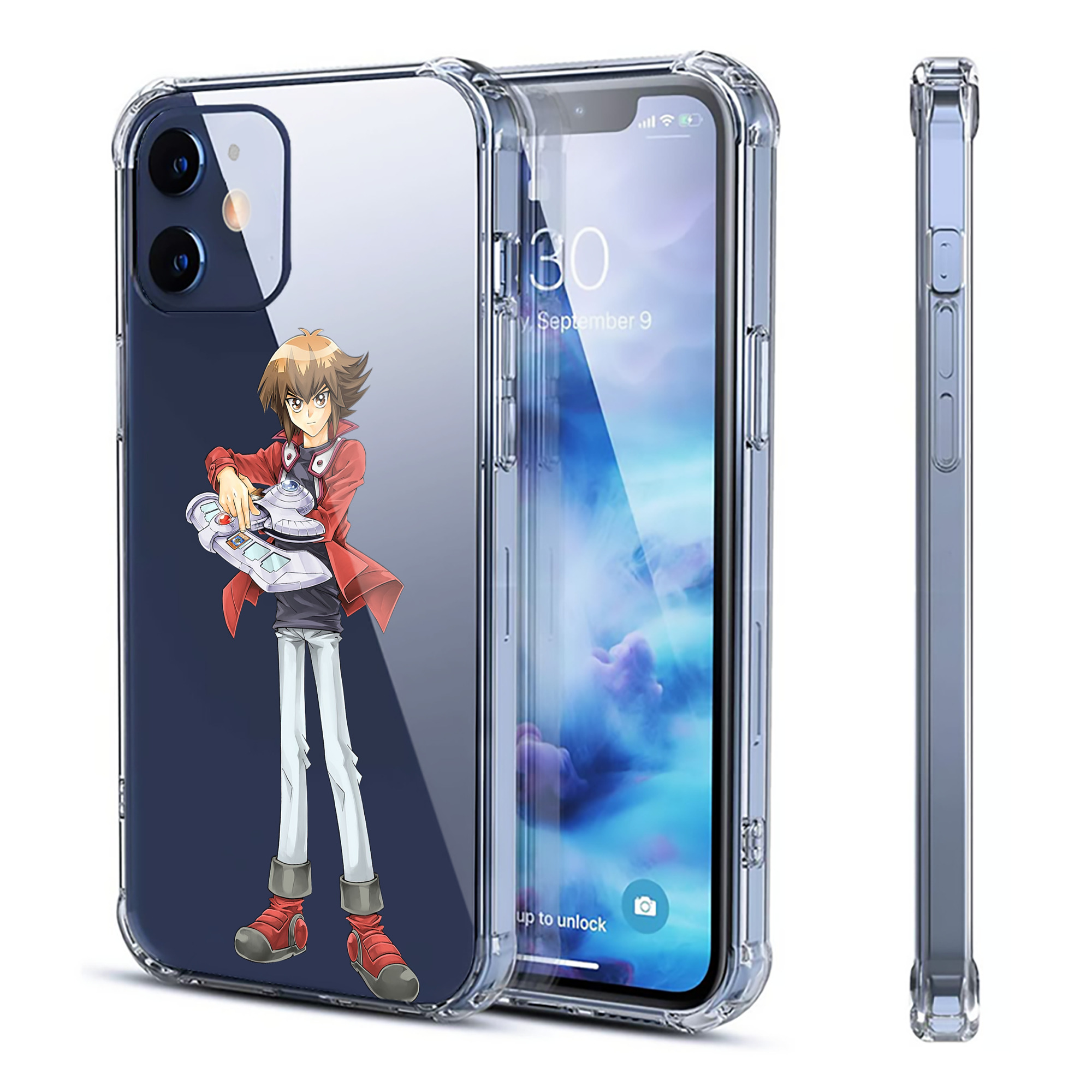（画像用） 遊☆戯☆王 Yu-Gi-Oh! 【iPhone 12シリーズ対応】透明スマホケース（クリアソフトケース）